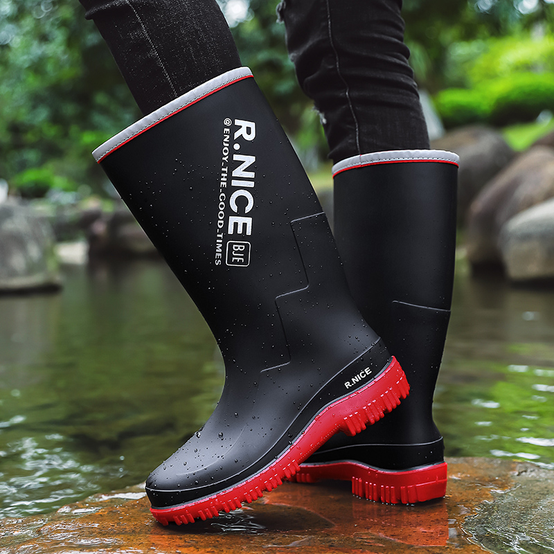 Men's outdoor rain shoes High‑ - Fishing Boots recension och pris