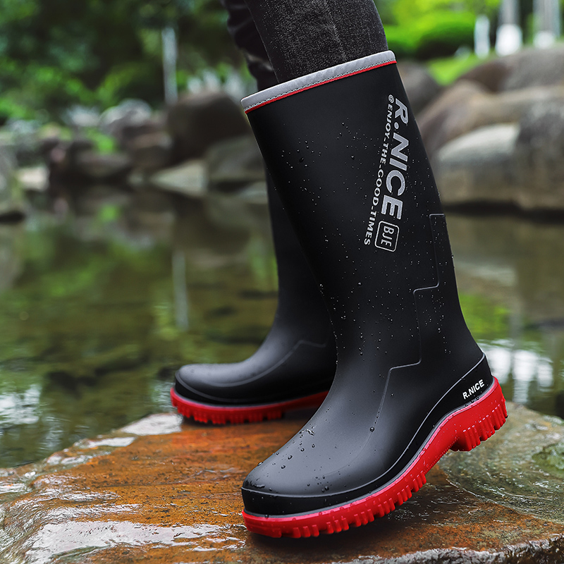 Men's outdoor rain shoes High‑ - Fishing Boots recension och pris