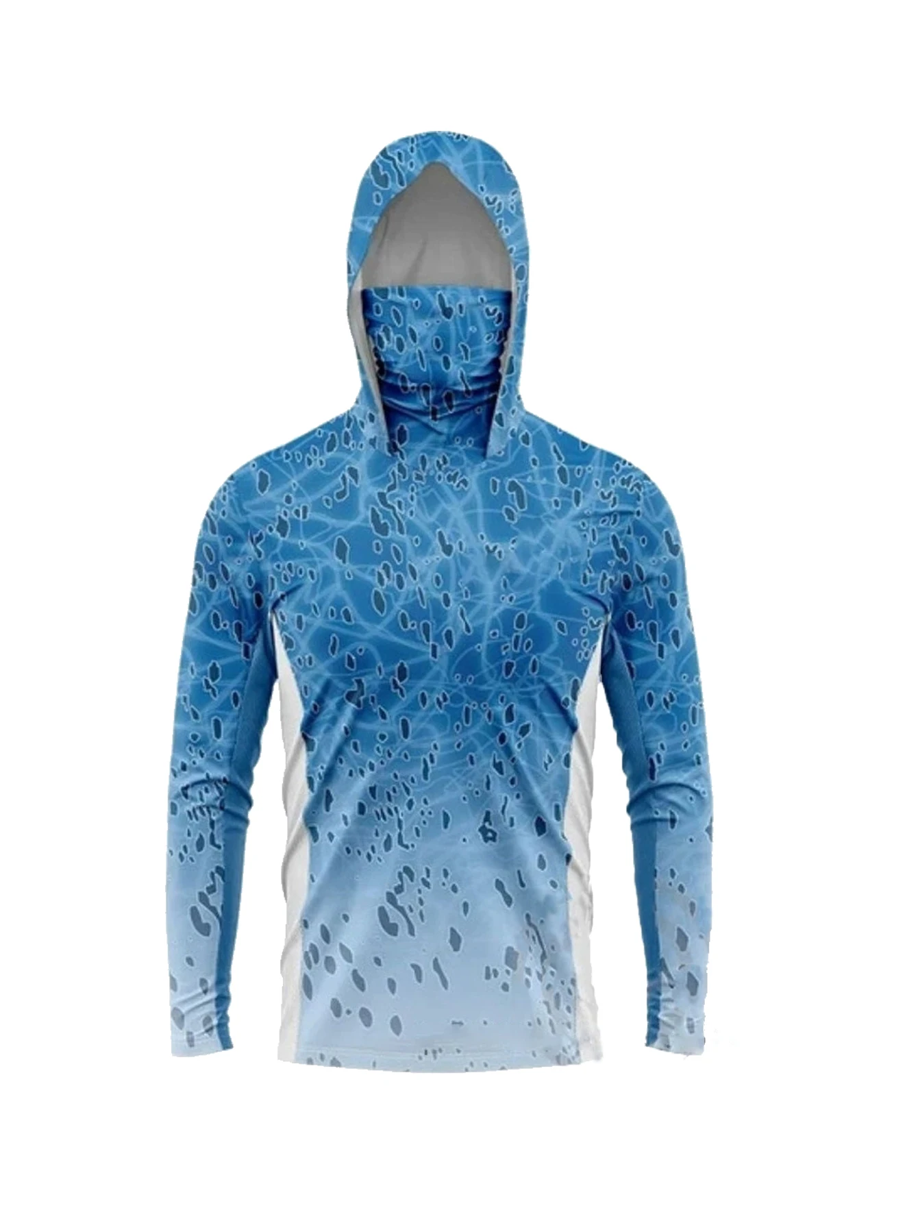 Men Long Sleeve Fishing Hoodie - Fishing Mask Sun Protection recension och pris